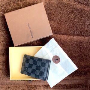 Louis Vuitton Damier Graphite wallet/card holder